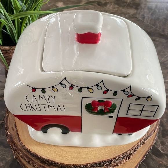 Rae Dunn Campy Christmas Canister - Picture 2 of 3